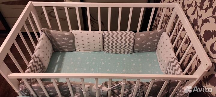 Детская кровать белая