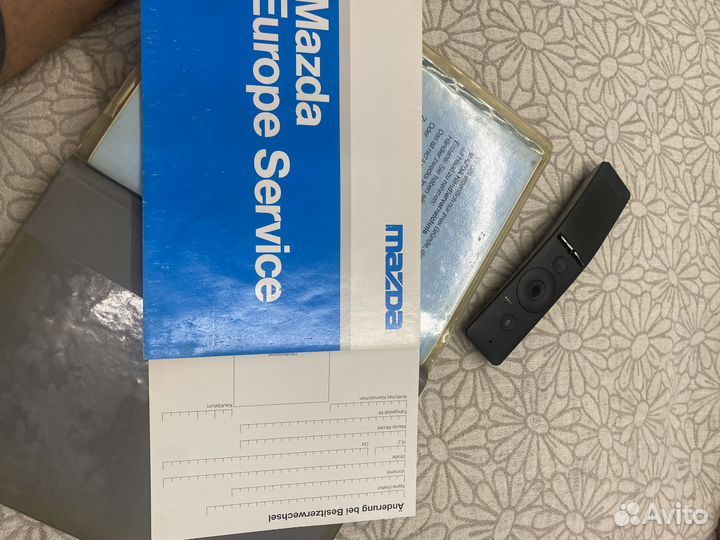 Комплект документов от mazda 626 ge 1992г.в