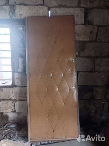 Дверь входная деревянная бу80. 195