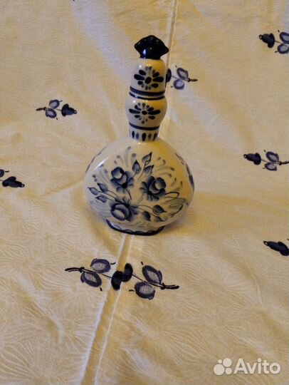 Штоф винтажный гжель и другие предметы