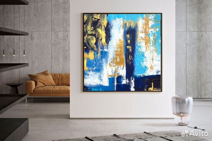 Современная картина на холсте