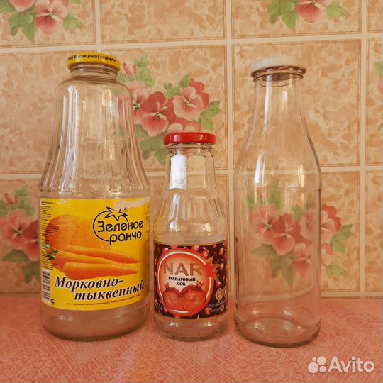 Банки и бутыли стекляннные