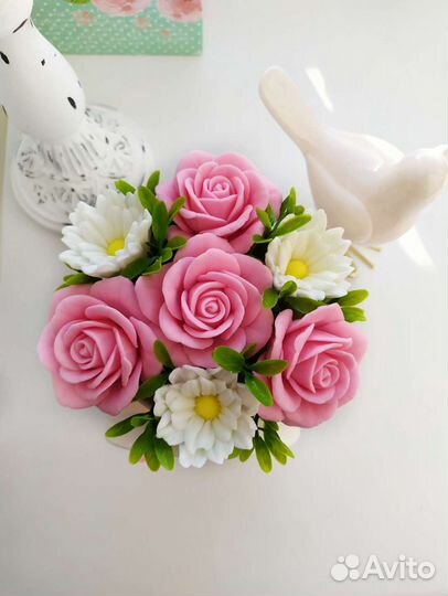 Букеты из сувенирного мыла