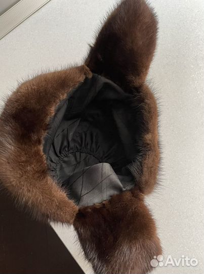 Шапка норковая женская