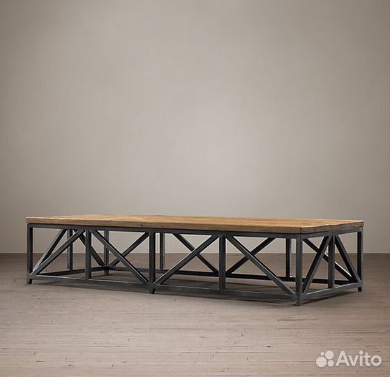 Банкетка в стиле лофт