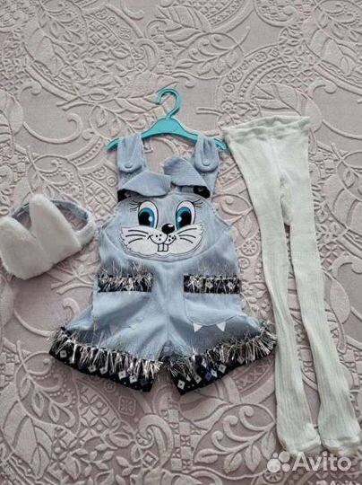 Костюм зайчика на 2-3 года