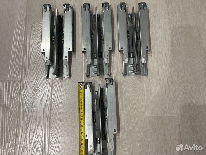 Направляющие блюм без доводчиков 250 мм