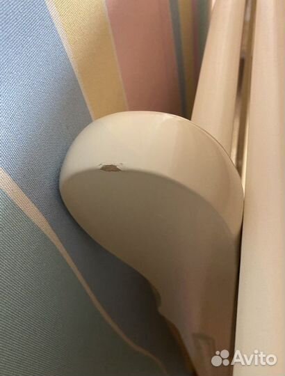 Кроватка детская с продольным маятником и ящиком