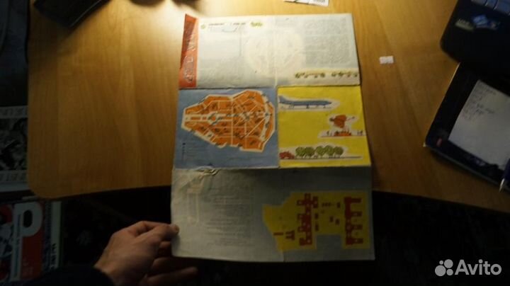 ВДНХ СССР - план-схема, павильоны 11.04.1961 изоги