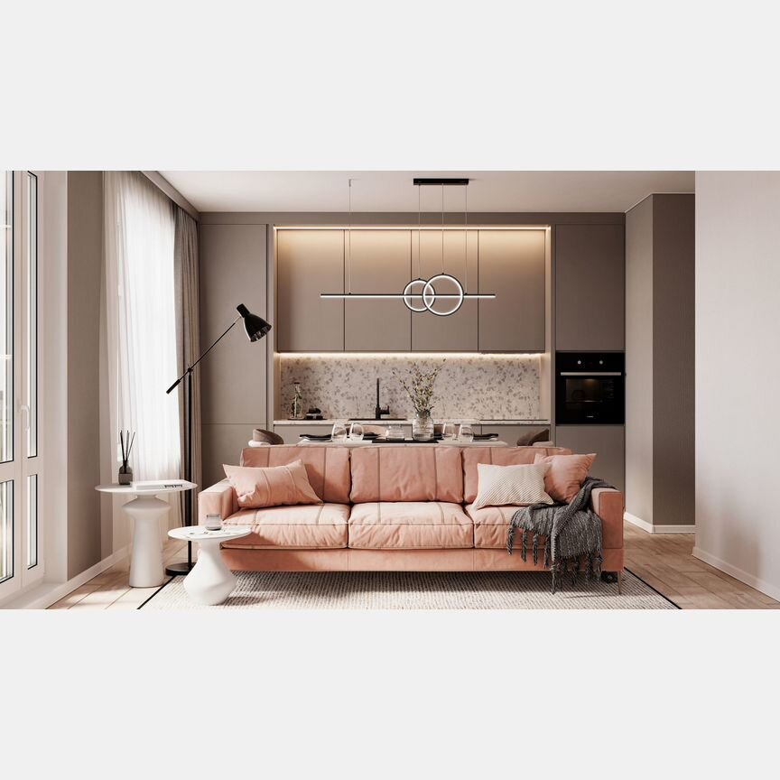 3-к. квартира, 85,8 м², 2/12 эт.