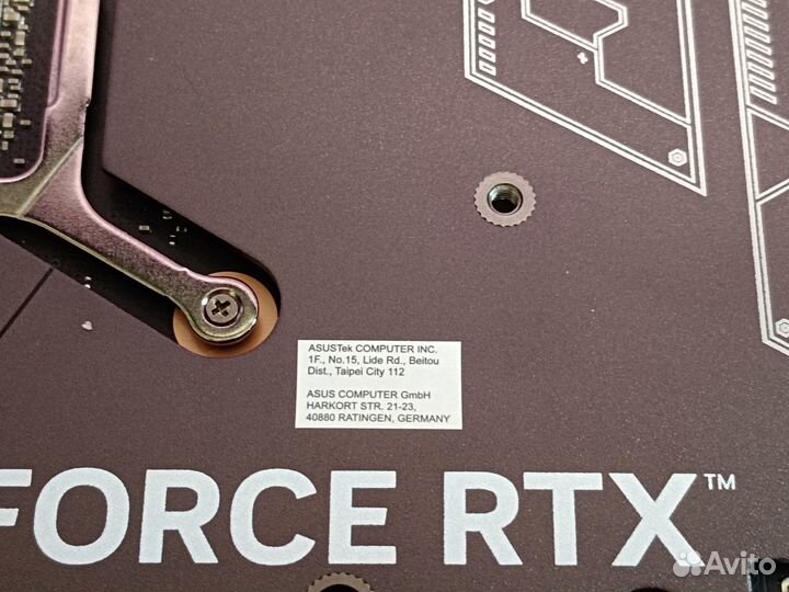 Видеокарта asus TUF gaming rtx 4070ti 12GB