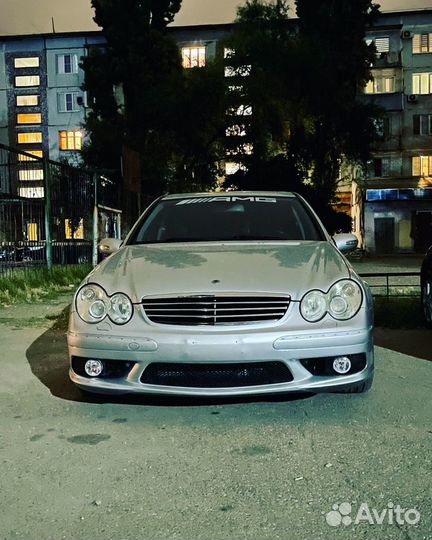 Передний бампер Mercedes benz clk 55