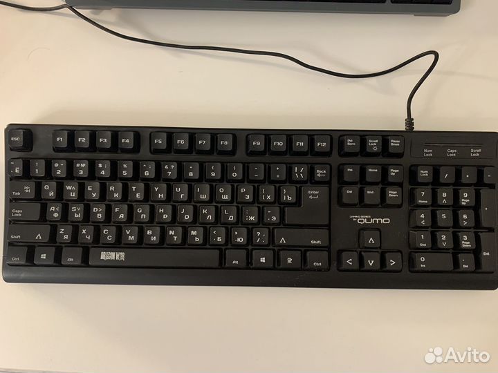 Игровая клавиатура qumo + мышь redragon