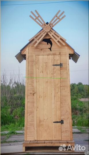 Дачный туалет с установкой KEY674