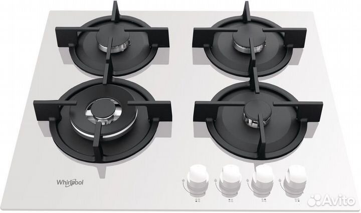 Поверхность газовая Whirlpool AKT 625 WH белый
