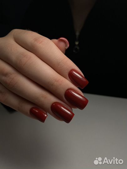 Маникюр наращивание