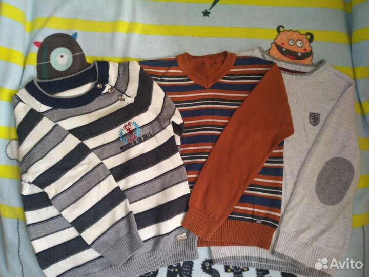 Поло, брюки, рубашки, футболки, костюмы 122