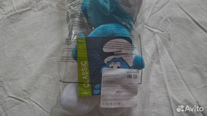 Мягконабивная игрушка смурф