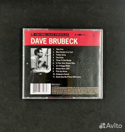 Cd диск Антология Джаза Jazz Dave Brubeck
