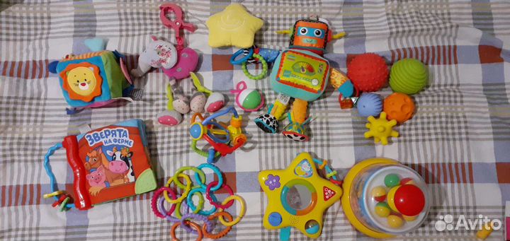 Детские развивающие игрушки 0-3 лет