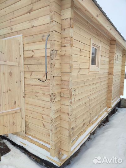 Дома и Бани из сухого проф. Бруса