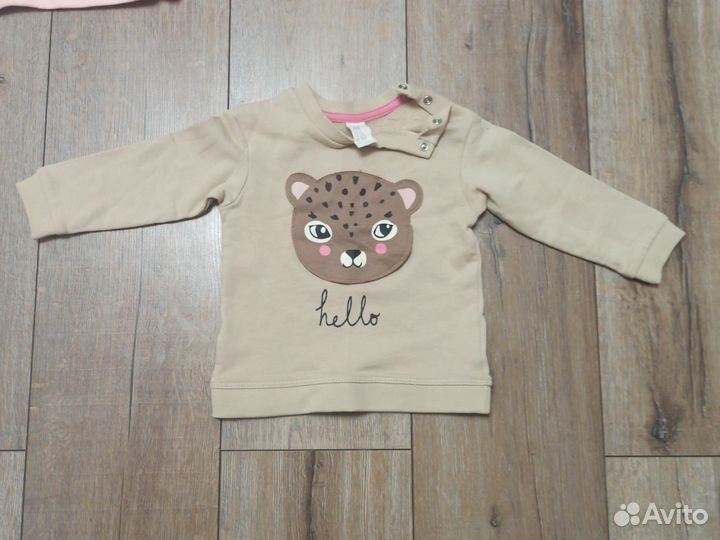 Новые и бу вещи на девочку 74 80 86