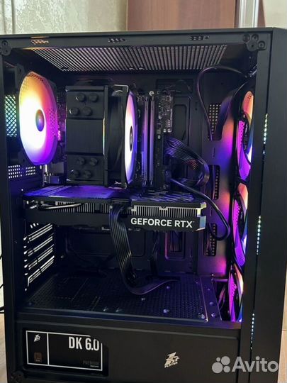 Новый мощный игровой пк 12400f+rtx4060