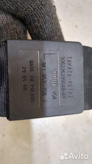 Ремень безопасности левый передний Audi A4 (B8)