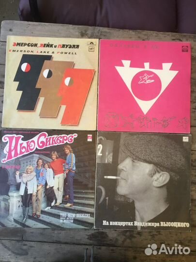 Винил рок руский, зарубежный, шансон, эстрада