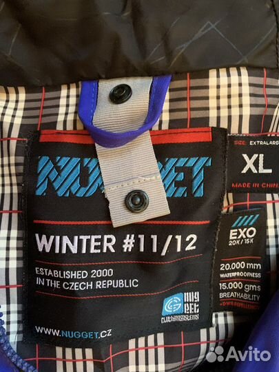 Сноубордническая куртка Nugget EXO 20k/15k XL