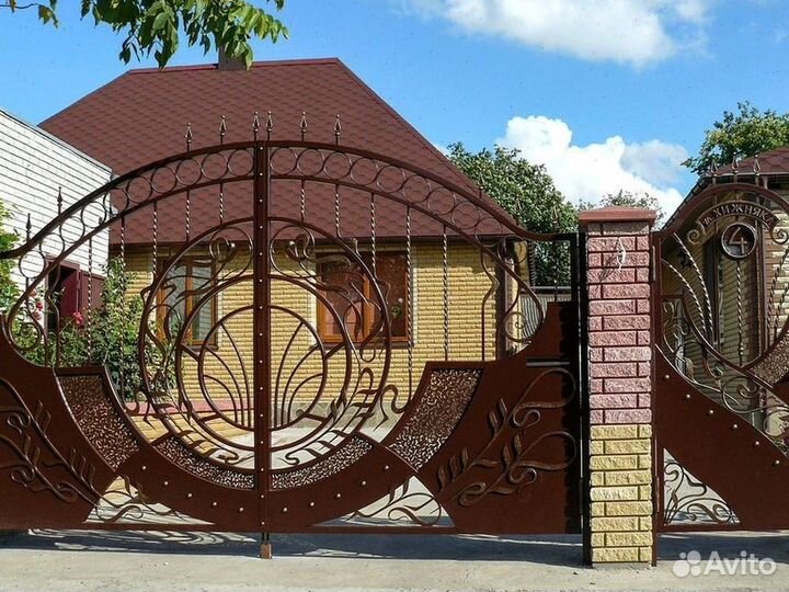 Кованые ворота