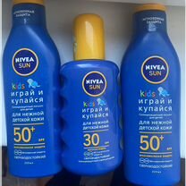 Солнцезащитный лосьон и спрей Nivea spf50