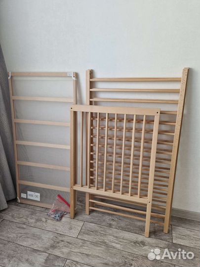 Детская кровать IKEA с матрасом