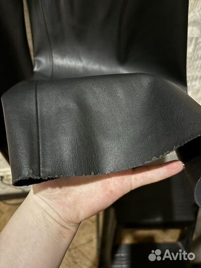 Кожаные брюки женские zara