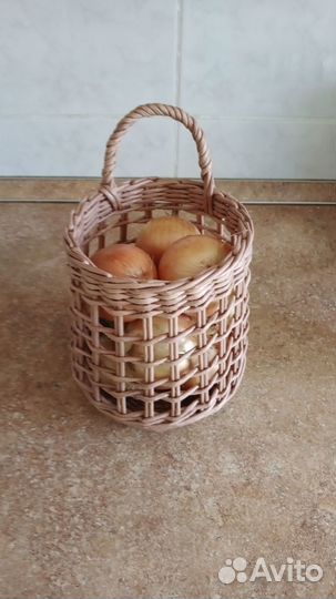 Корзина плетеная Ажурная в стиле Zara home