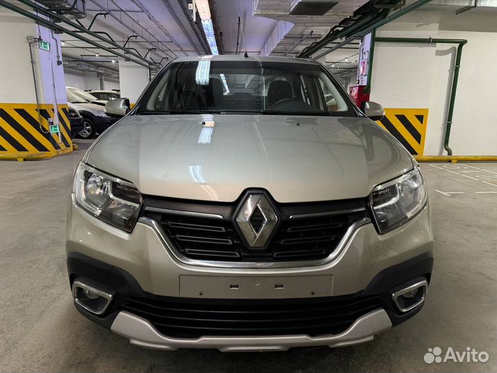 Renault Logan Stepway 1.6 МТ, 2019, битый, 73 083 км