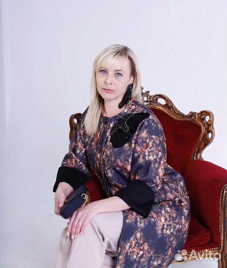 Брошь из бисера Птица Феникс