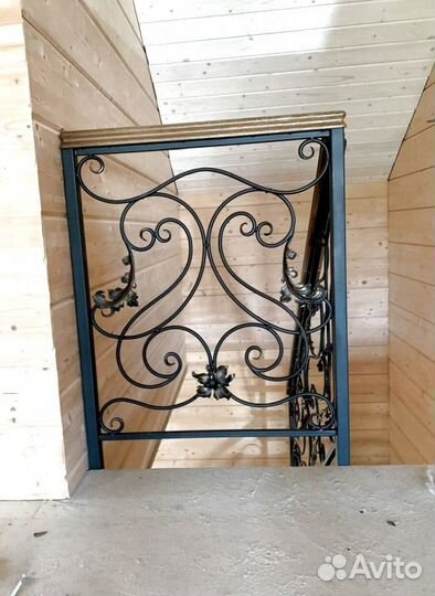 Перила для лестниц кованные