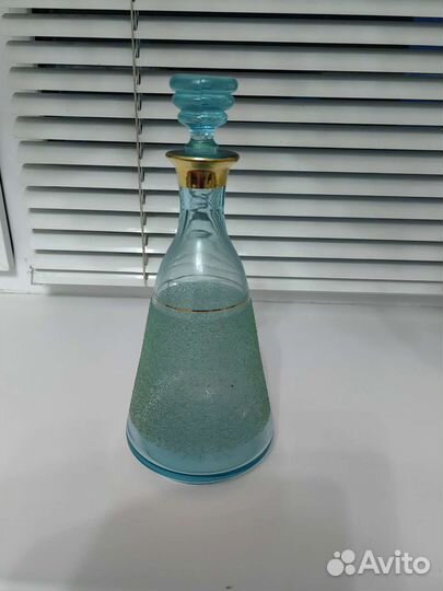 Графин СССР обсыпное стекло