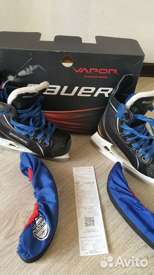 Хоккейные коньки bauer 33 размер