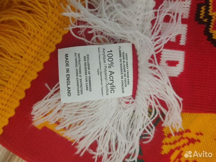 Шарф/ Клубный/Оригинал/UK/MU/Ливерпуль