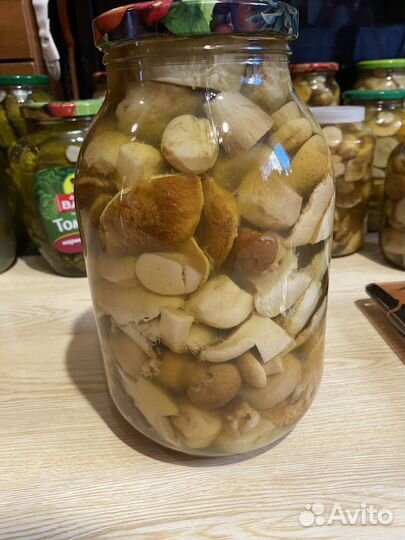 Белые грибы маринованные