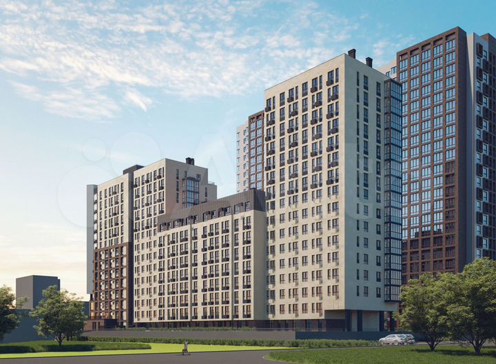 2-к. квартира, 82 м², 4/16 эт.