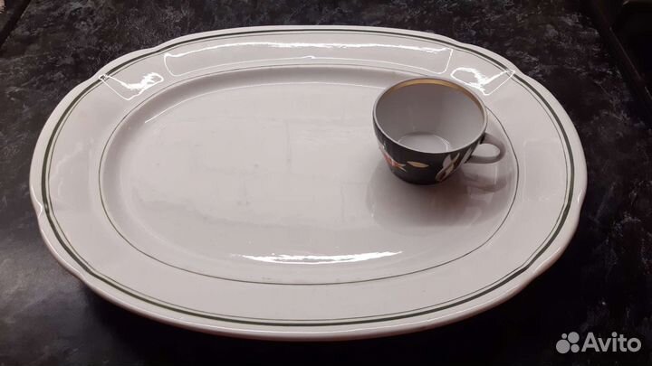 Блюдо антикварное Песочное