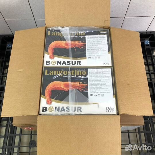 Креветка Аргентинская сырая с головой