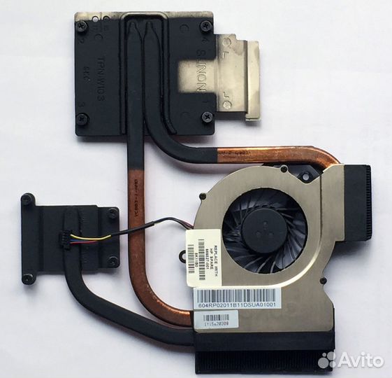 Вентилятор/Кулер для ноутбука HP DV6-6000 с радиат