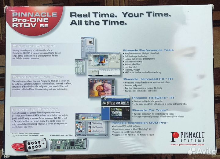 Плата видеозахвата Pinnacle Pro-ONE rtdv SE