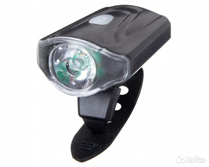 Фонарь велосипедный STG,JY7043, передний, USB, рез