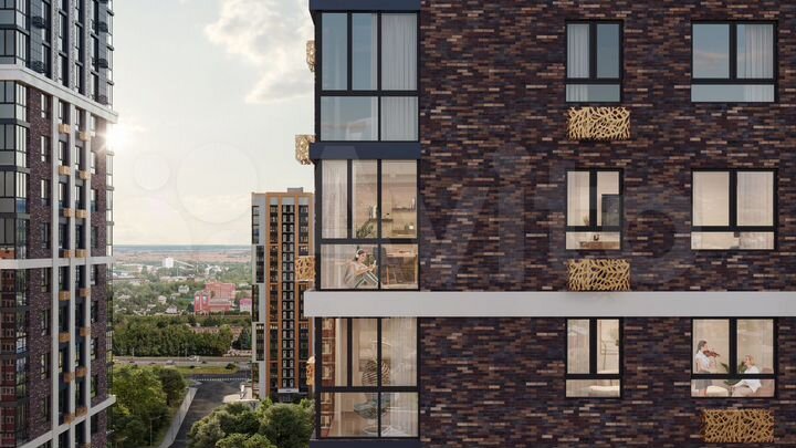 3-к. квартира, 96,4 м², 6/25 эт.