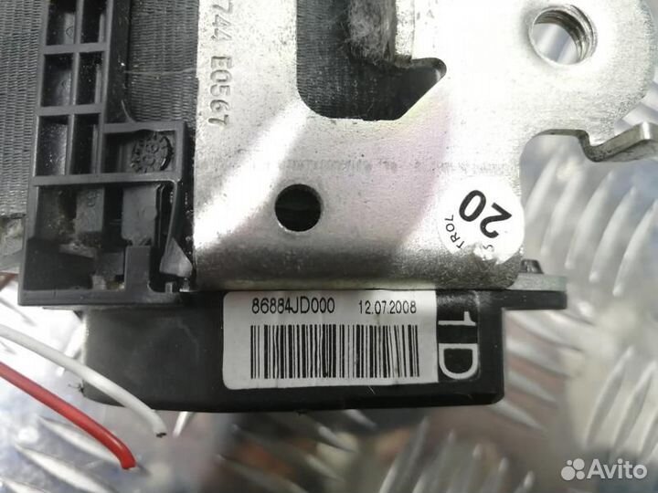 Ремень безопасности передний правый Qashqai J10